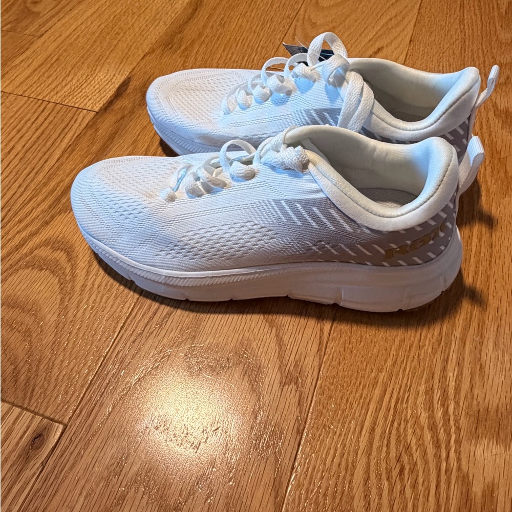 Women’s White Athletic Sneakers - RBX Mesh Running Shoes - Picture 3 of 5